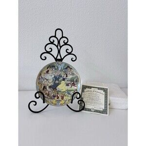 Snow White Musical Plate Bradford Exchange The Fairest One of All Disney 8" VTG